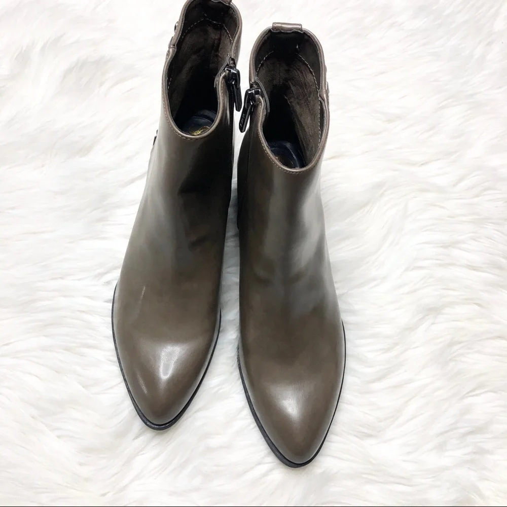 Sam Edelman Jamie Studded Faux-leather Booties